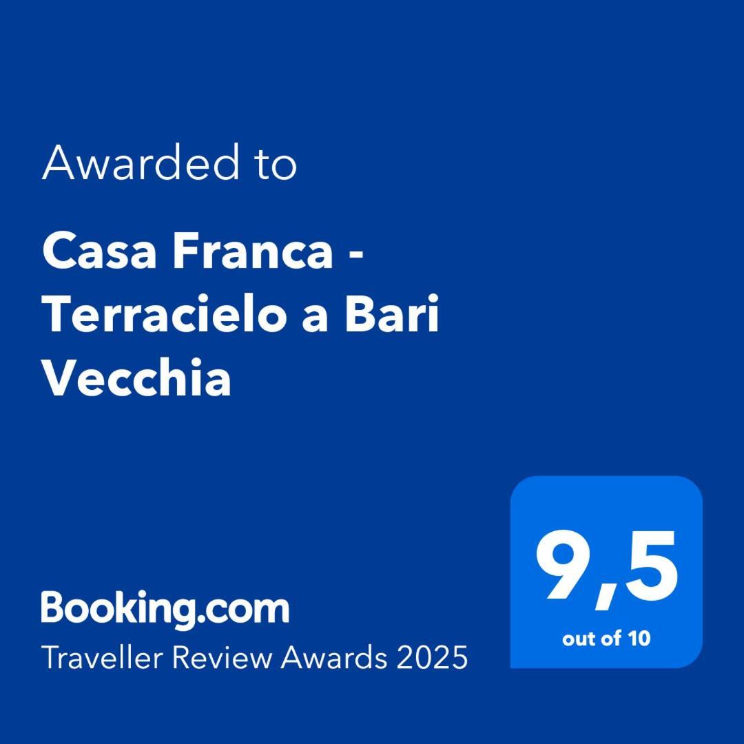 Vila Casa Franca - Terracielo A Bari Vecchia Exteriér fotografie